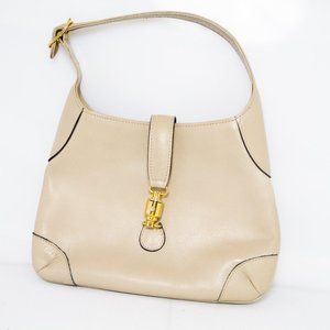 Lederer Tan Shoulder Bag Made In Paris